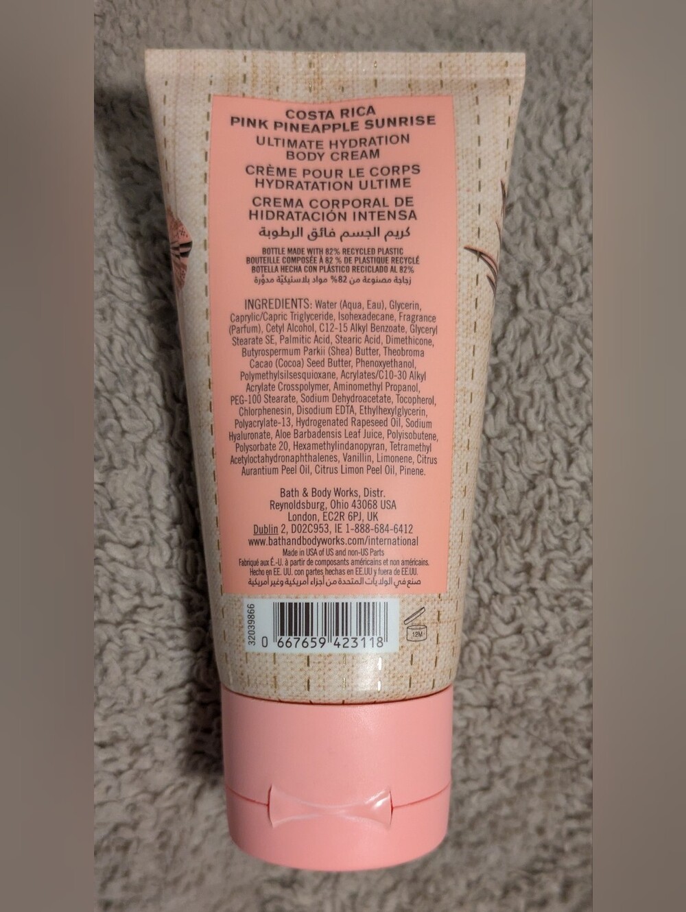 Bath & Body Works Pink Pineapple Sunrise Body Cream - Picture 2 of 4